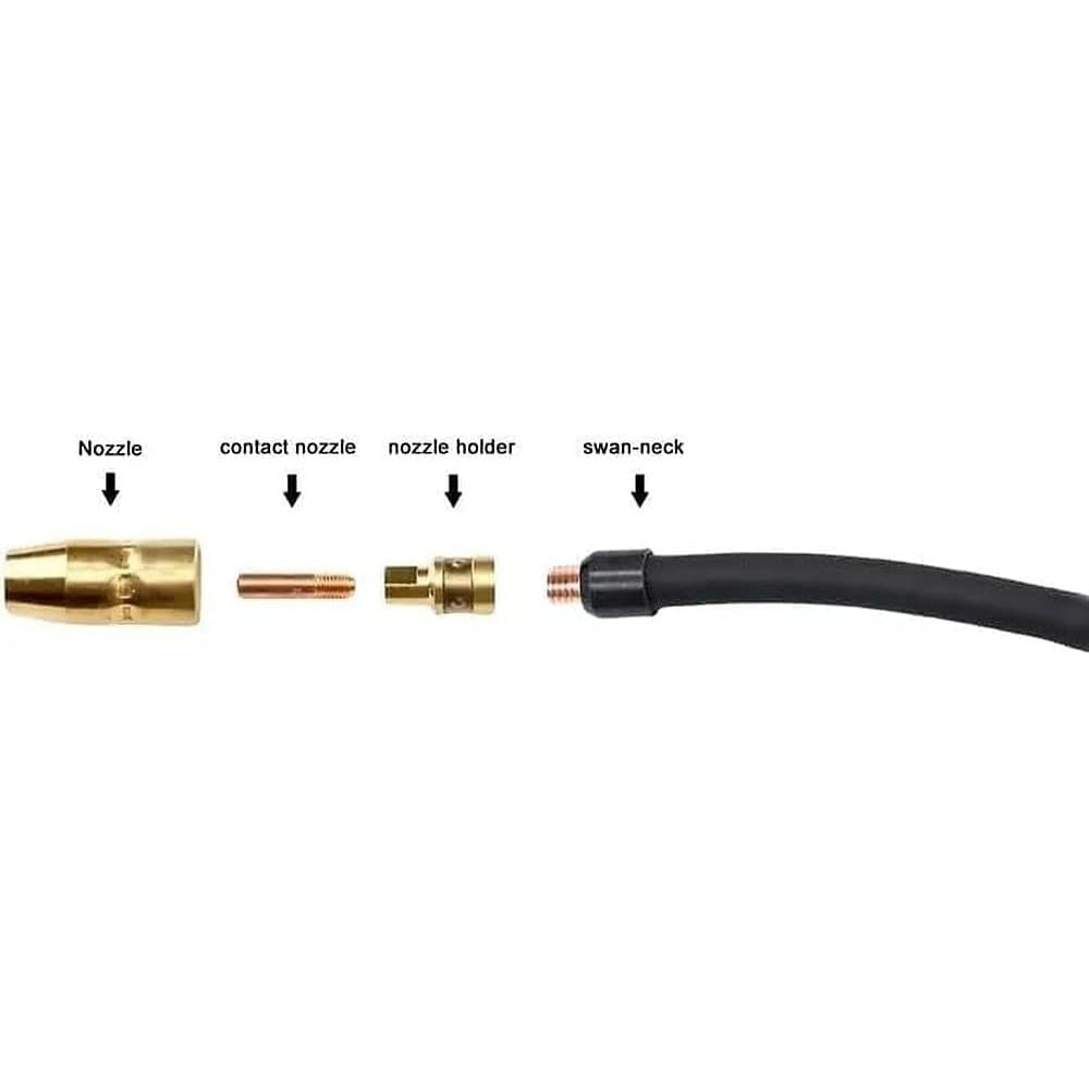 10ft Mig Gun Parts Replacement Fits Hobart Handler 130XL, 135, 140, 175, 187 and AutoArc XLT142 & XLT182 mig welder H-10/195957 H100S2-10/245924 guns