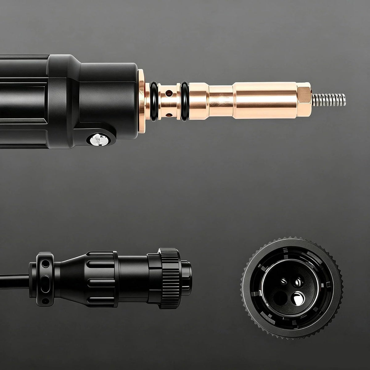 Replacement 10ft Mig Gun Torch Parts Kit Fit Hobart Handler 190,Handler 210,Multi-Handler 200,Handler 210MVP 245926 500553 H100S4-10 MIG Welding Gun