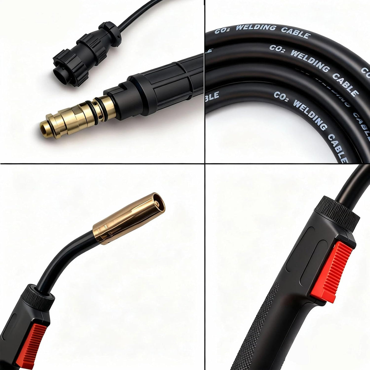 180A 10ft Mig Gun Replace Lincoln Magnum 100L K530-6 Fits Lincoln PRO MIG 140/180 K2480-1 K2481-1,SP-140T 180T,Easy-Core 140 180,Weld-Pak MIG Welding