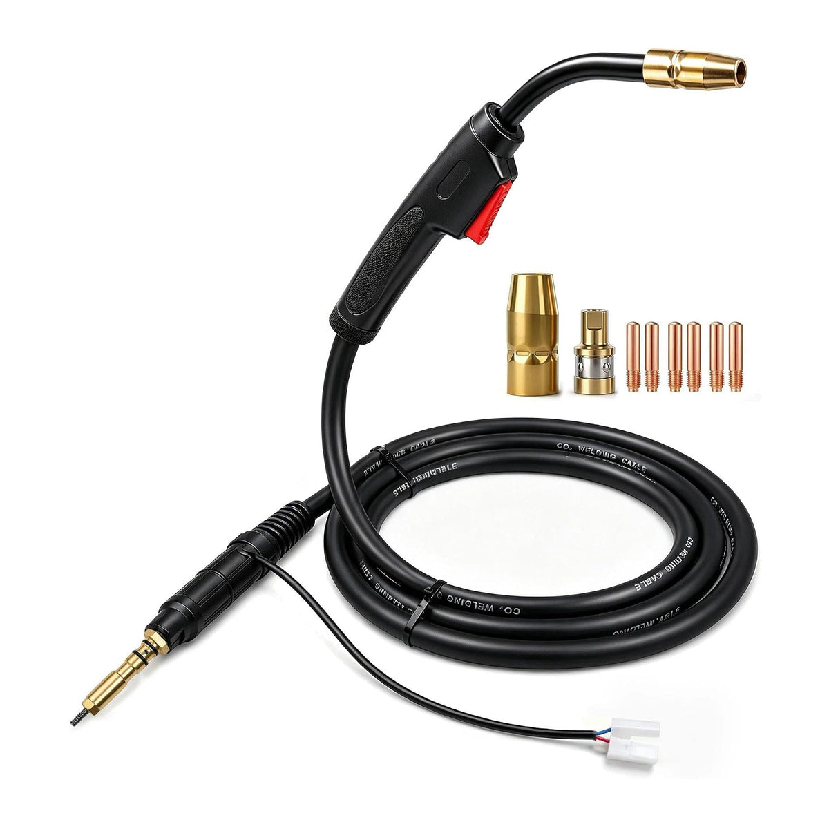 10ft Mig Gun Parts Replacement Fits Hobart Handler 130XL, 135, 140, 175, 187 and AutoArc XLT142 & XLT182 mig welder H-10/195957 H100S2-10/245924 guns